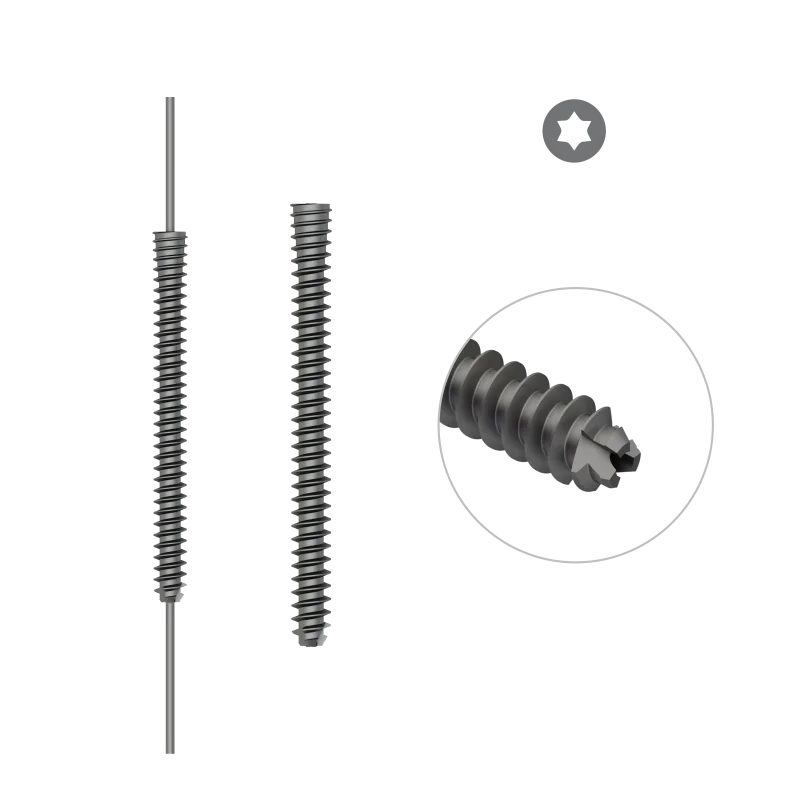 4.5mm Headless Cannulated Compression Screw - Star Drive