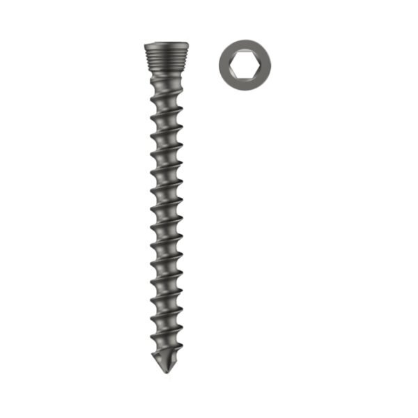 5.0mm Locking Head Cancellous Screw Full Thread - Self Tapping (Hex Drive)