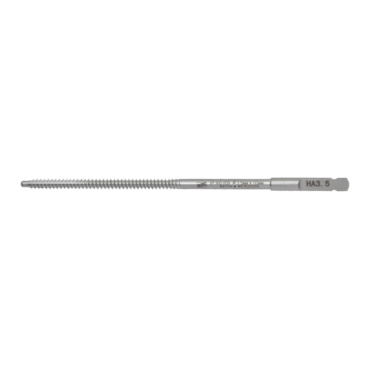 Bone Tap – Quick Coupling End Dia. 3.5mm, Thread Length 50mm, Total Length 110mm