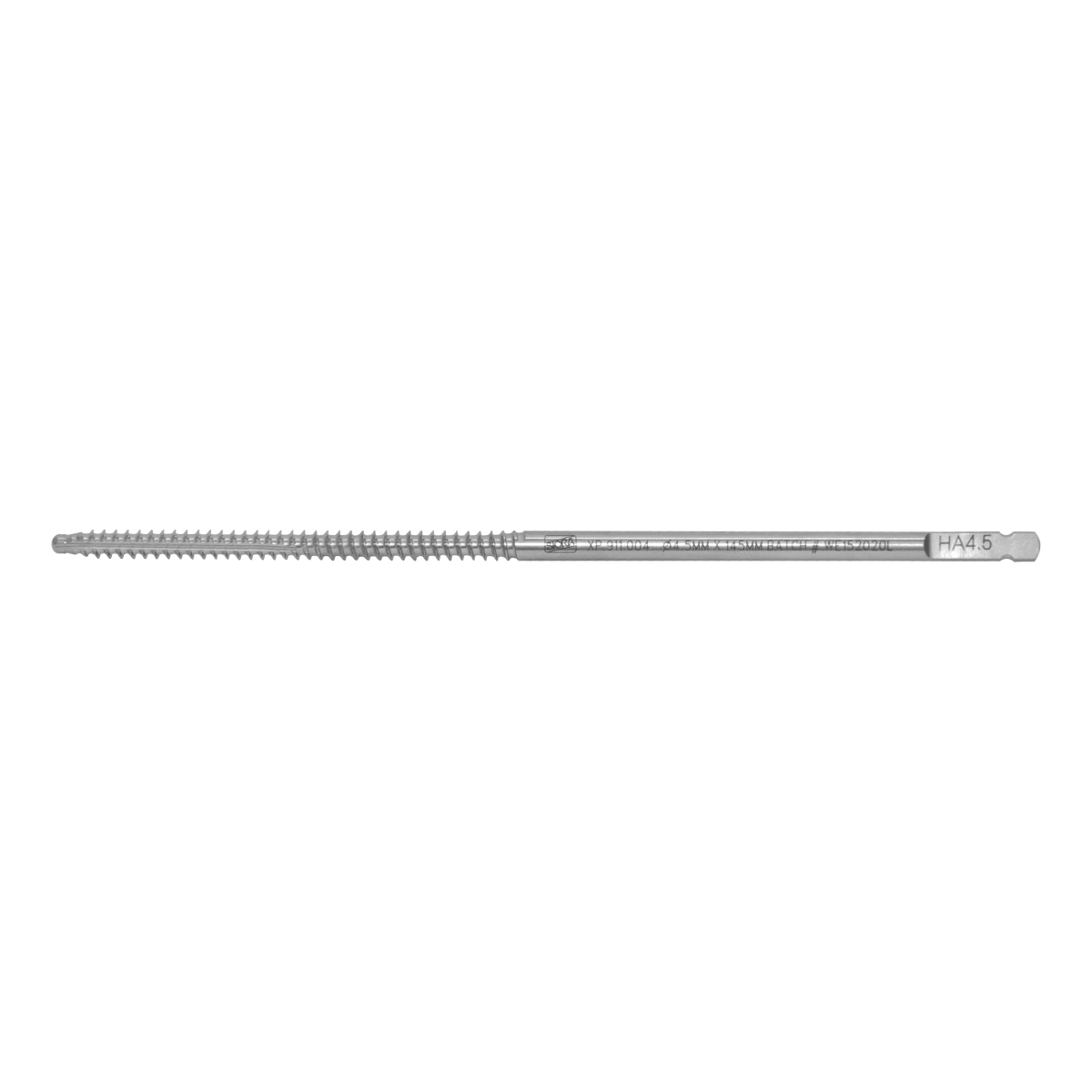 Bone Tap – Quick Coupling End Dia. 4.5mm, Thread Length 70mm, Total Length 145mm