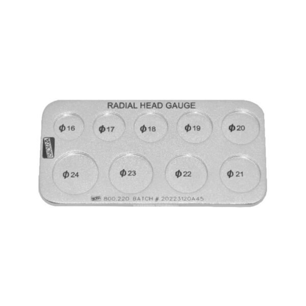 Measuring Gauge for Radial Head Prosthesis