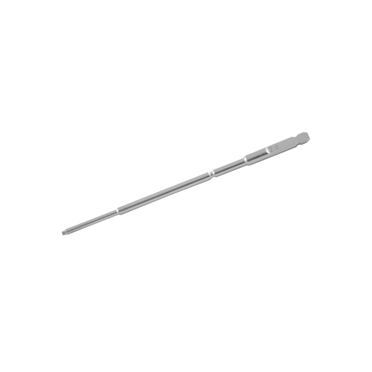 Screw Driver Q.C. End Star Drive For 2.0 MM Screw, Length 105 MM