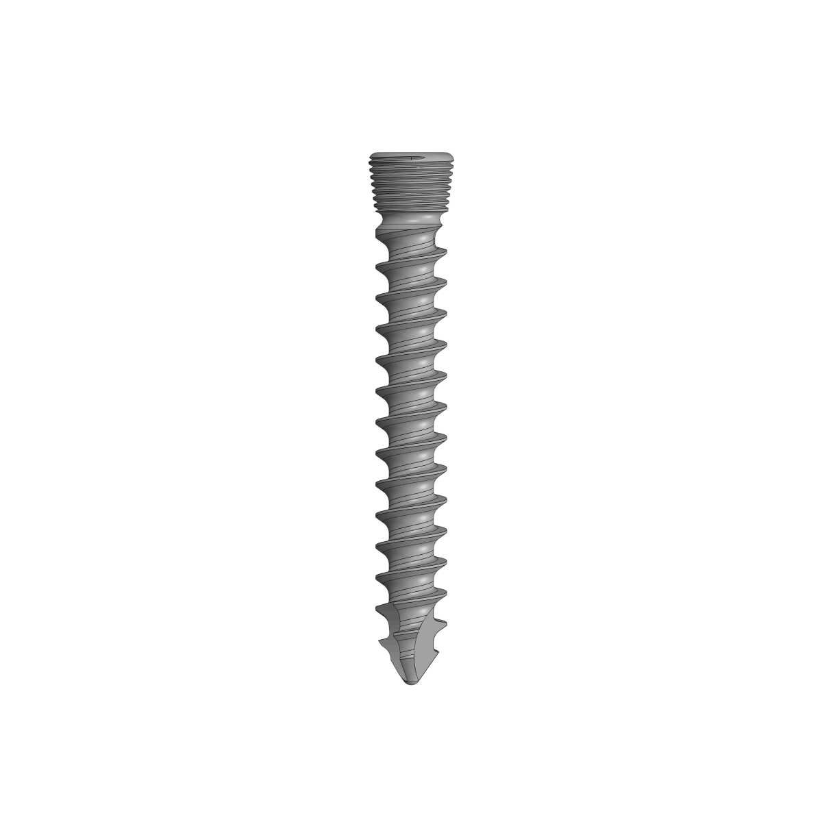 4.0mm Locking Head Cancellous Screw Full Thread - Self Tapping (Hex Drive)