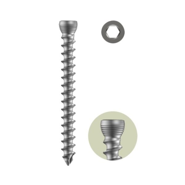5.0mm Variable Angle Locking Head Cancellous Screw Full Thread - Self Tapping (HEXDRIVE)