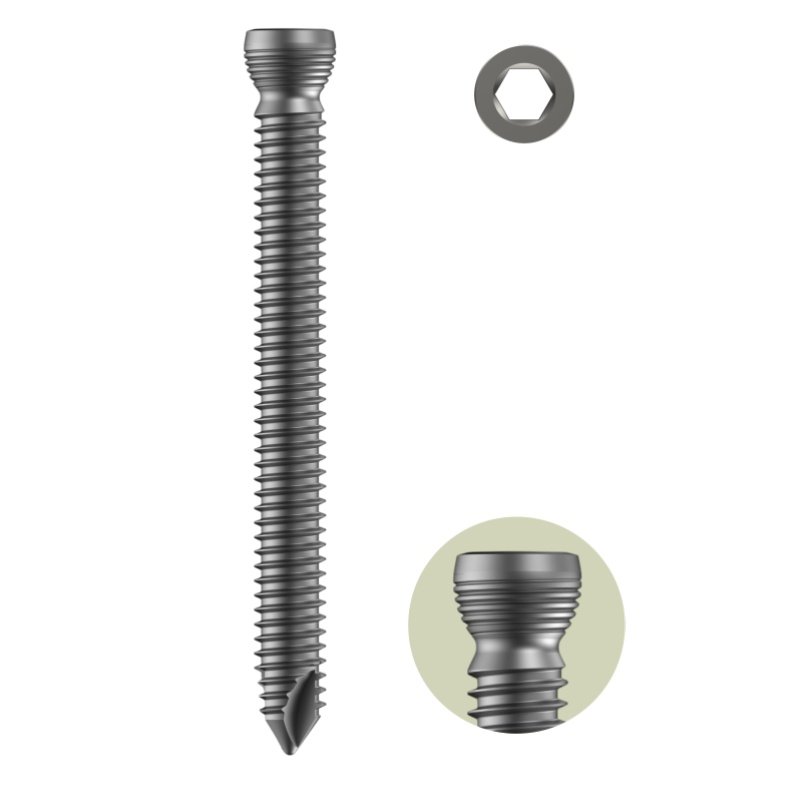 5.0mm Variable Angle Locking Head Screw - Self Tapping (HEXDRIVE)