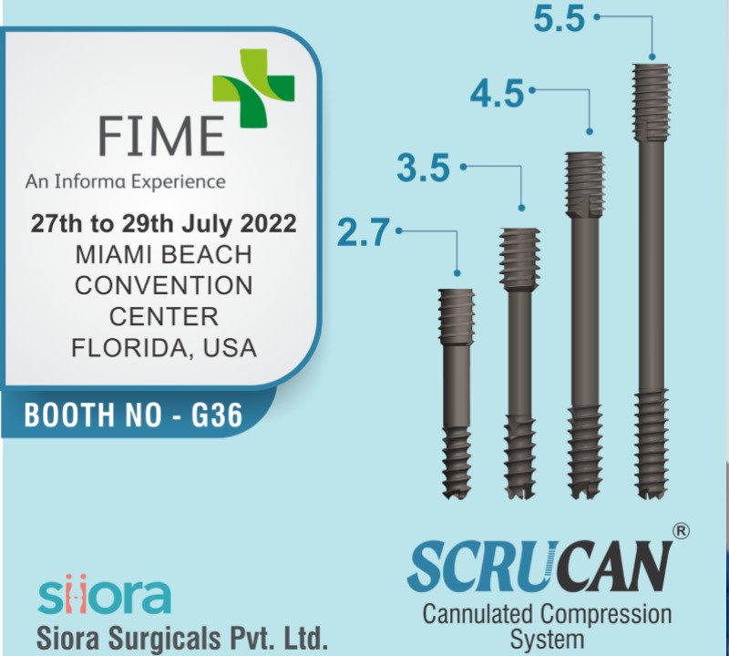 Siora Surgicals Pvt. Ltd. will be at FIME Show 2022