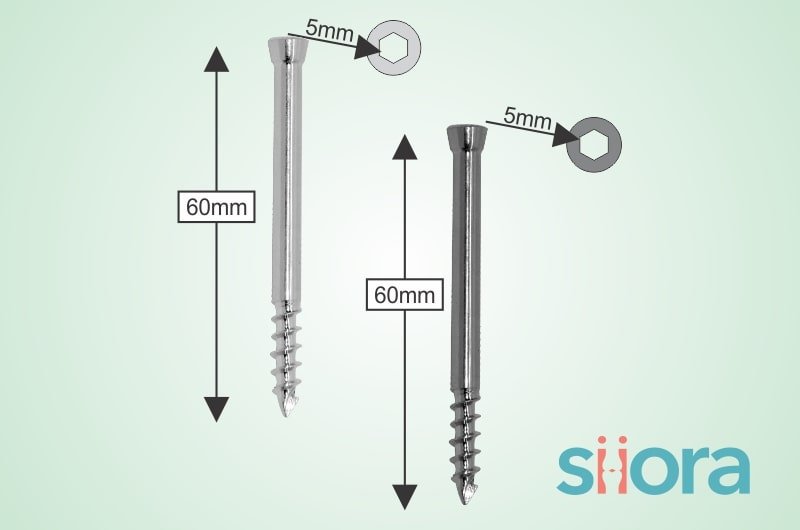 Orthopedic Bone Screws