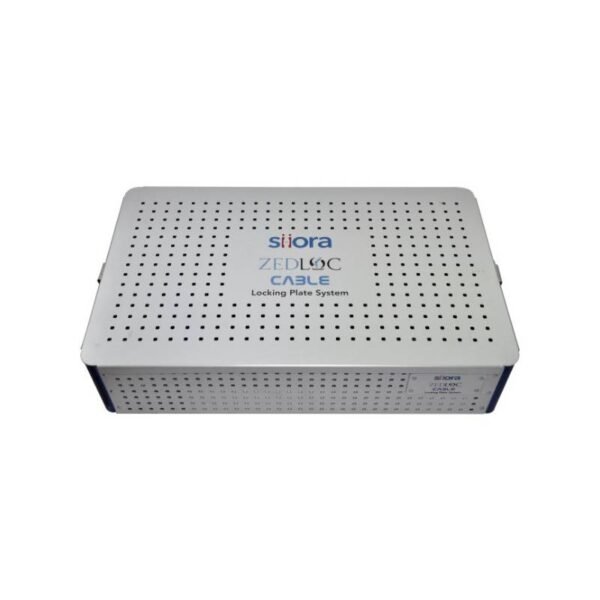 Graphic Aluminium Box for  Cable Plate Implant & Instrument Set
