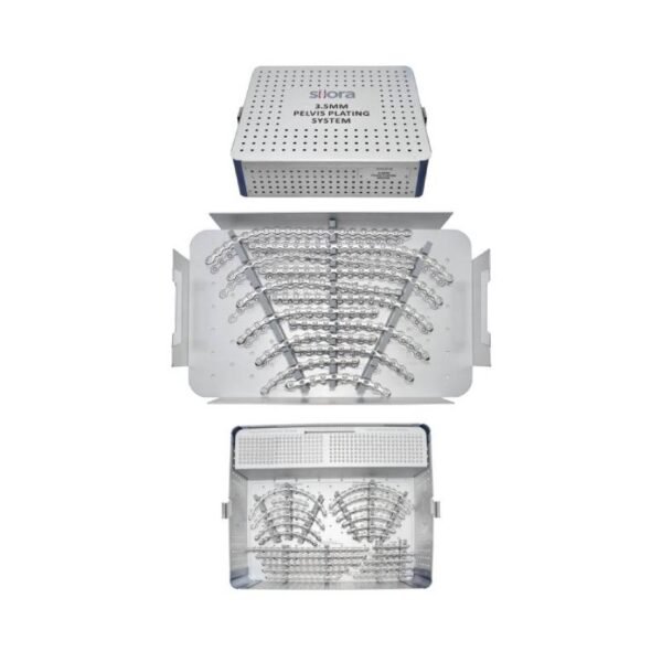 Implant Set of Locking Low Profile Pelvis Plating System