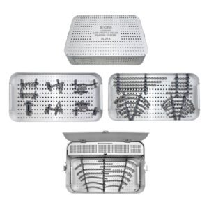 Implant Set of Locking Low Profile Pelvis Plating System