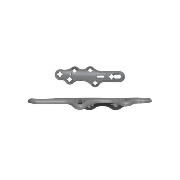Variolock Metatarsophalangeal Fusion Plate 2.4/2.7mm (6 Hole) 0° Right - Titanium