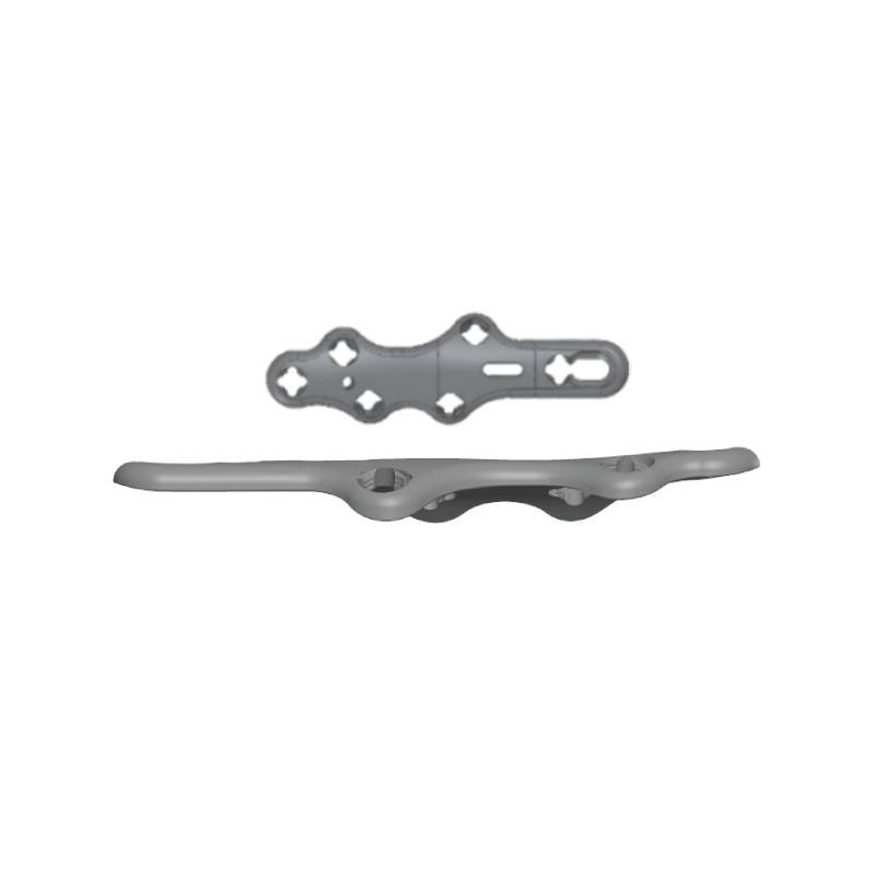 Variolock Metatarsophalangeal Fusion Plate 2.4/2.7mm (6 Hole) 5° Left - Titanium