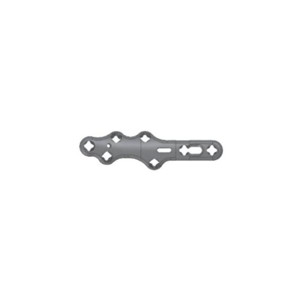 Variolock Metatarsophalangeal Fusion Plate 2.4/2.7mm (7 Hole) 5° Right – Titanium