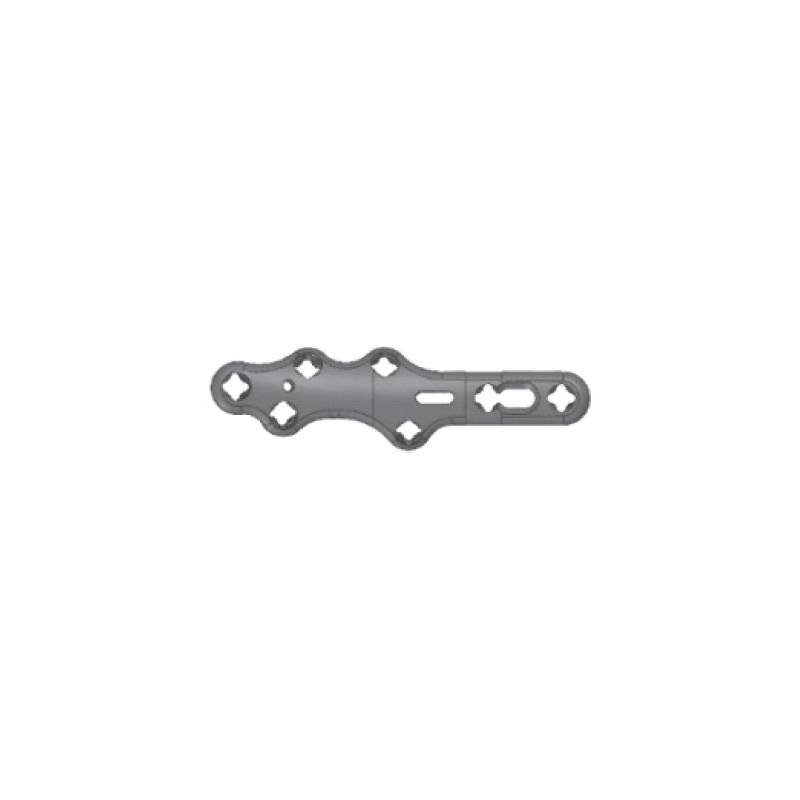 Variolock Metatarsophalangeal Fusion Plate 2.4/2.7mm (7 Hole) 5° Right – Titanium