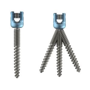 PEDILUX<sup>TM</sup> Polyaxial S-Line Dual Thread Pedicle Screw – Titanium