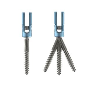 Pedilux Polyaxial S-Line Reduction Dual Thread Pedicle Screw – Titanium