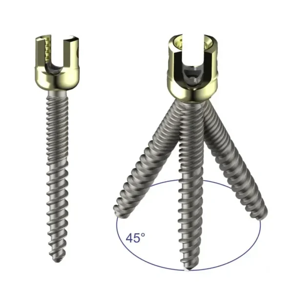 Polyaxial-S-Line-Dual-Thread-Pedicle-Screw