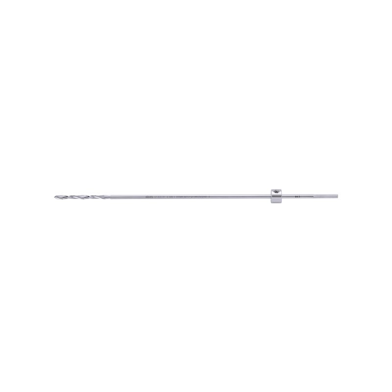 Drill Bit - S.S. - Plain Shank, Jacob Chuck End Dia. 4.3mm X 300mm Long