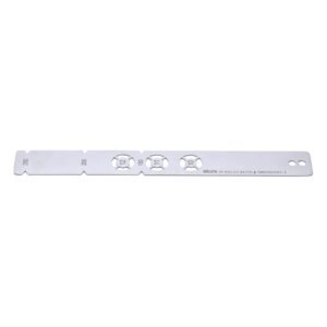 Graphic Measuring Scale for Ankle Nail