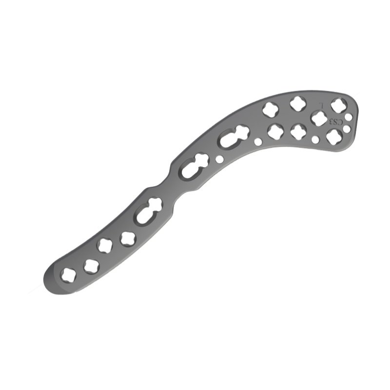 Variolock Locking Variable Angle Medial Clavicle Plate 2.4_2.7mm - Titanium