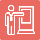 Visitor and exhibitor numbers icon