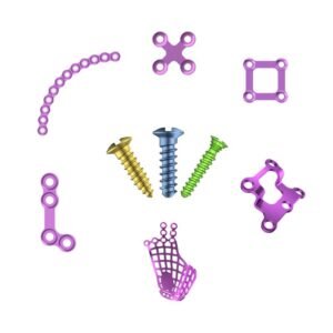 MINI 0.6mm & 0.8 Maxillofacial Locking Plates, Screws & CMF Graphic Implant Set