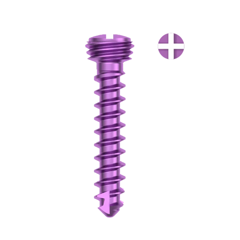CMF - Cross Drive LOCKING Screw - Self tapping 2.4 mm Dia