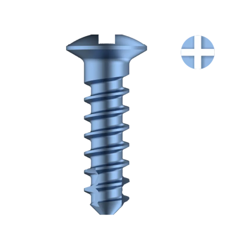 CMF – Cross Drive NON Locking Screw – Self Tapping – 1.5 mm Dia