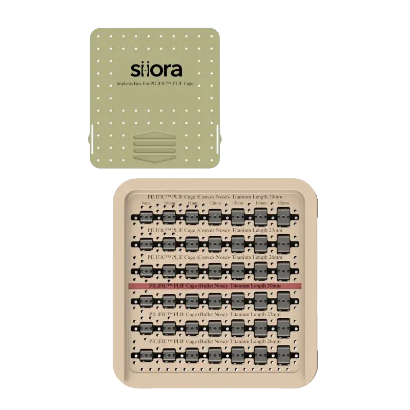 PLIF Cage Implant Set – Titanium