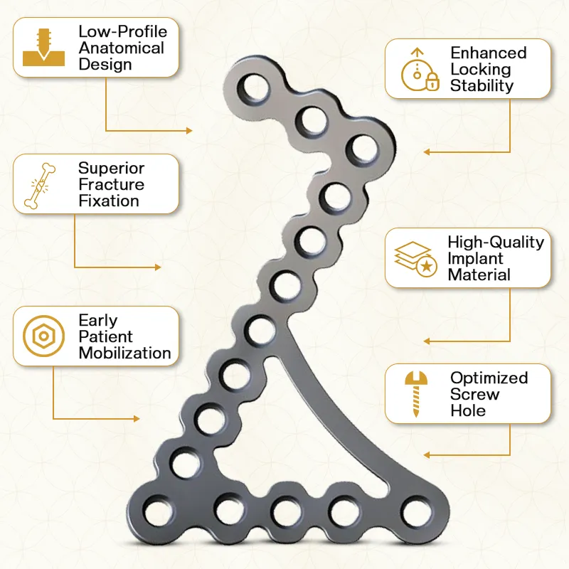 Key Features of the Low Profile Pelvic Plating System