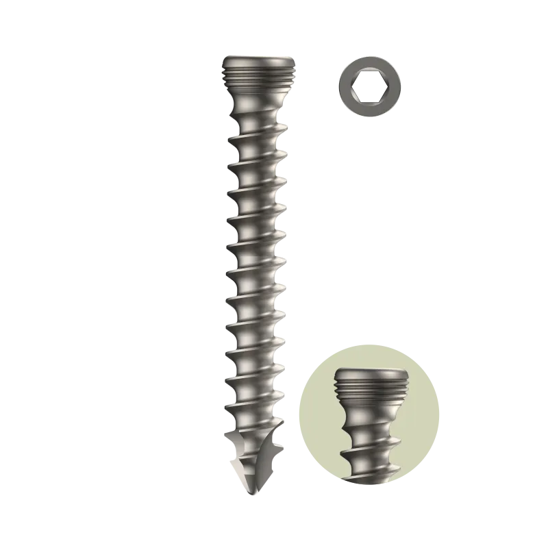 Variolock 4.0mm Variable Angle Locking Head Cancellous Screw Full Thread – Self Tapping (Hex Drive)