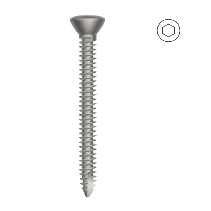 2.0mm Cortical Screw - Low Profile - S.S.