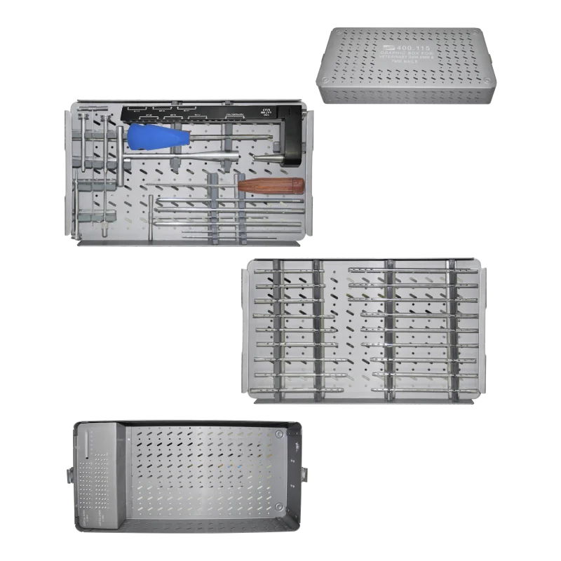 Graphic Veterinary Interlocking Implants & Instrument Set (for 5mm, 6mm & 7mm Nails)