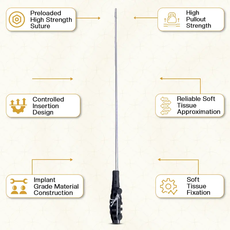 Key Features of Single Loaded Suture Anchor