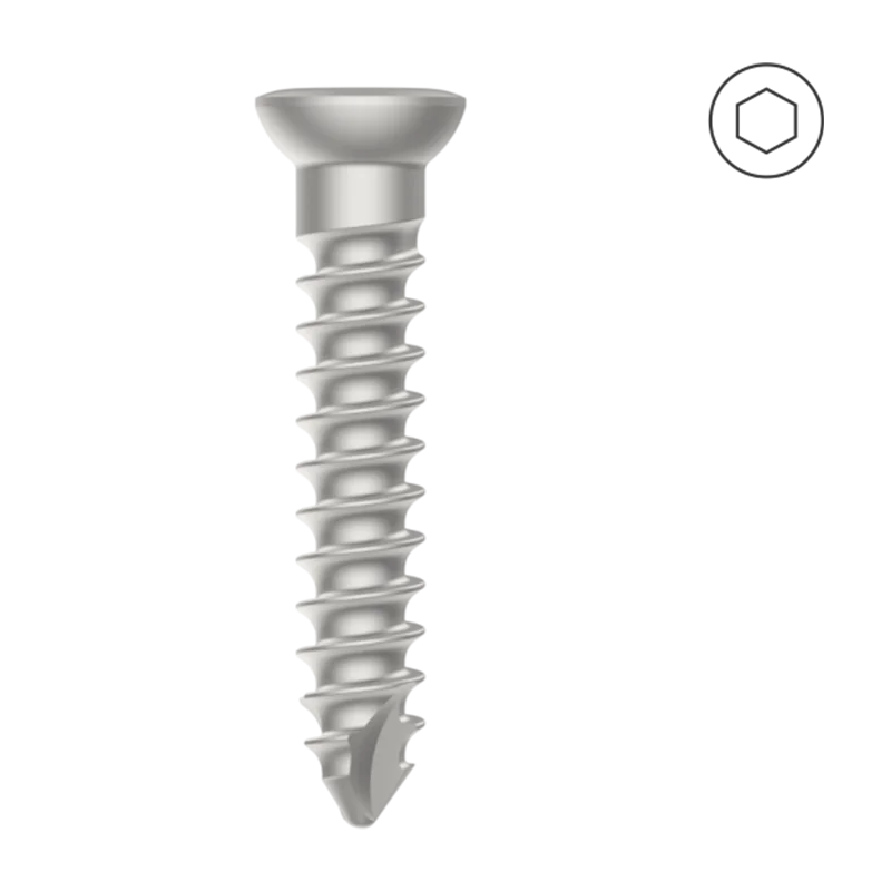 Low Profile Cortical Screw 3.5mm - Self Tapping - S.S.