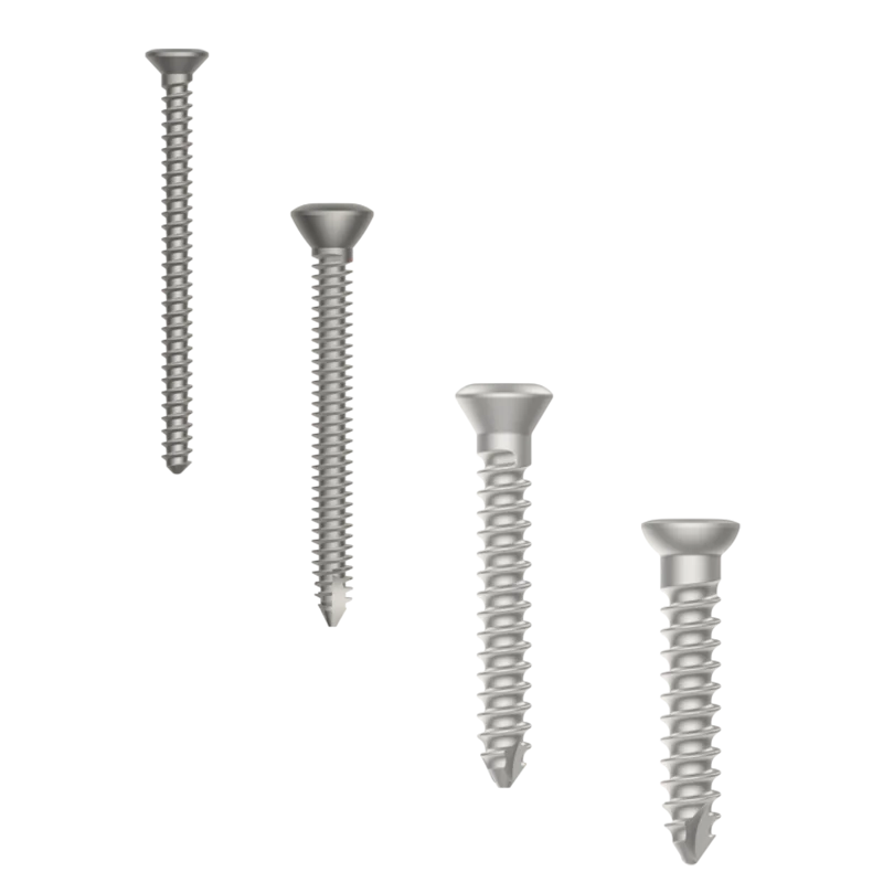 Low Profile Cortical Screws
